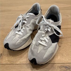 New Balance 327 White, Gray and Black Sneakers
